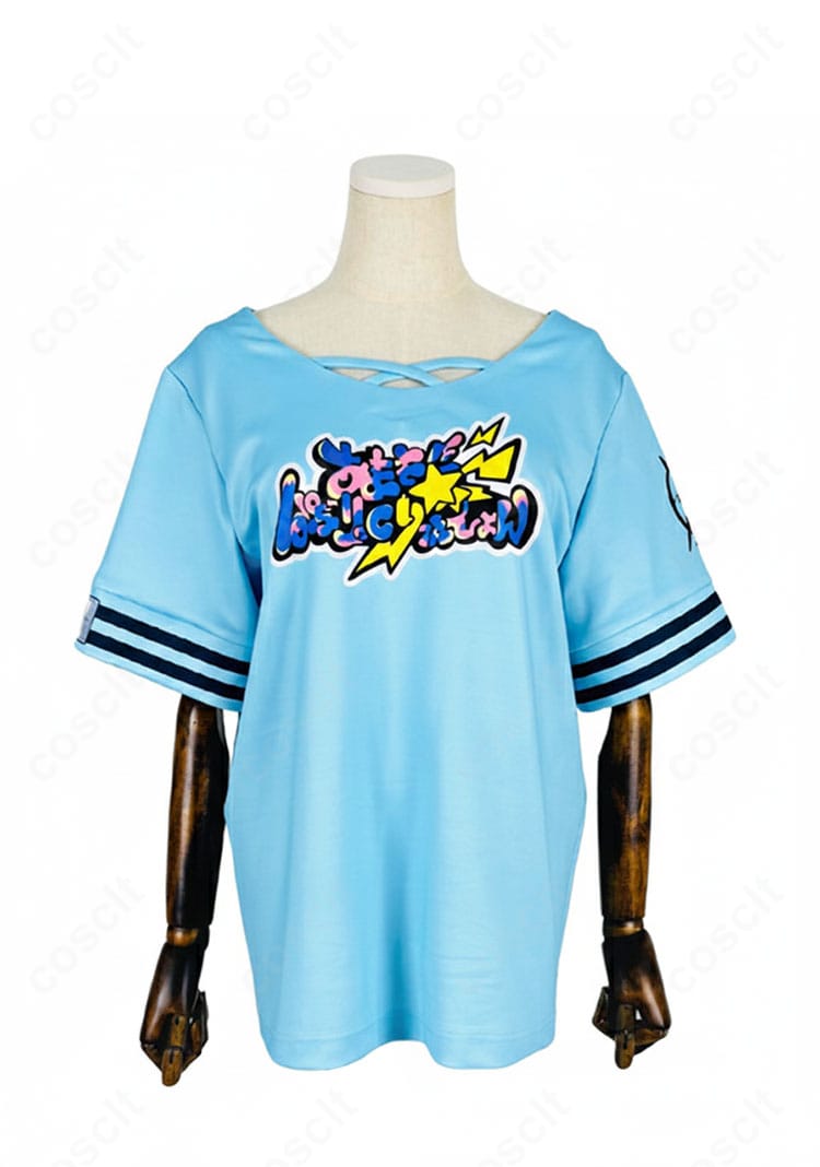 hololive 水宮枢 Tシャツ私服 コスプレ衣装 正面デザイン 全体イメージ｜カジュアル再現・COSCLT