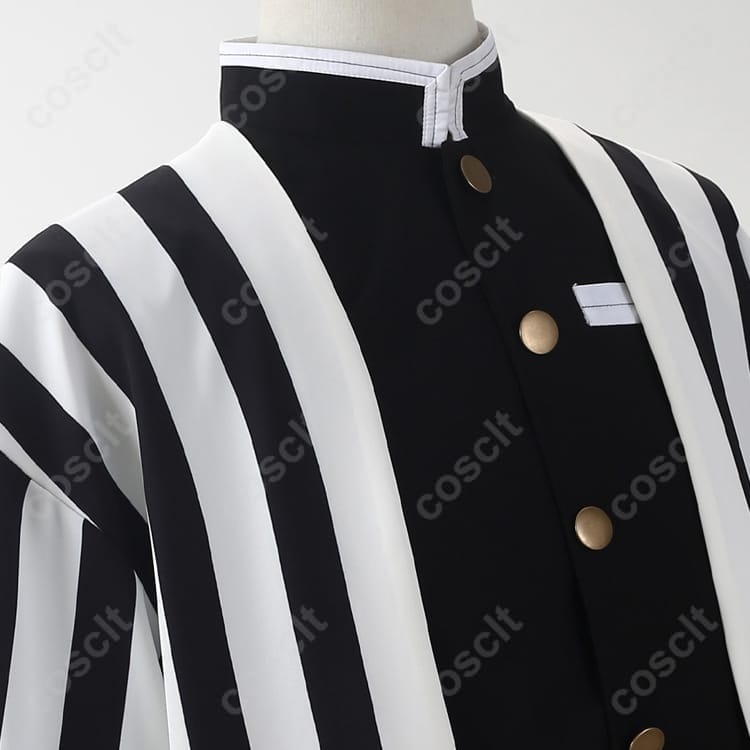 鬼滅の刃 伊黒小芭内 コスプレ衣装｜蛇柱 鬼殺隊 刺繍入り隊服【COSCLT】 - 6枚目の画像