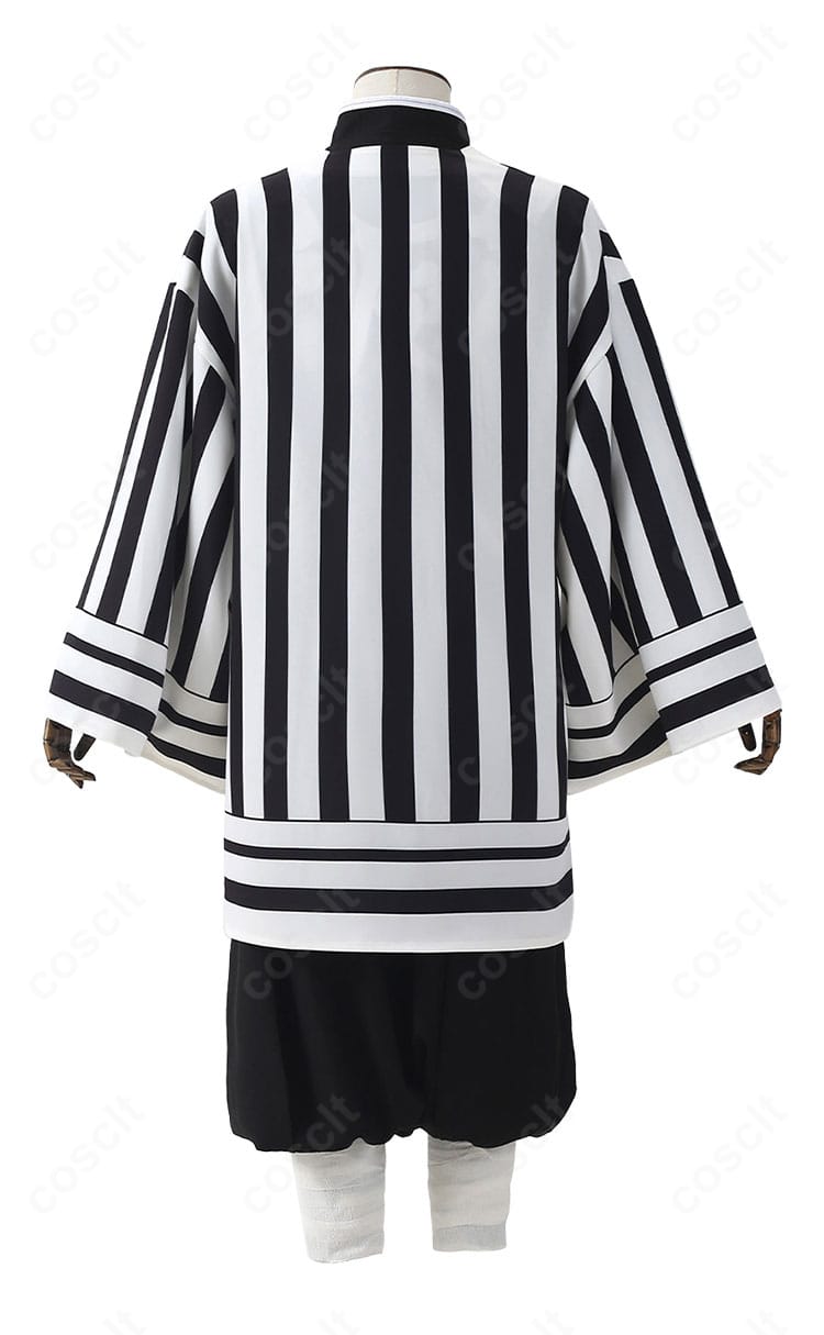 鬼滅の刃 伊黒小芭内 コスプレ衣装 背面 全体デザイン 鬼殺隊 制服