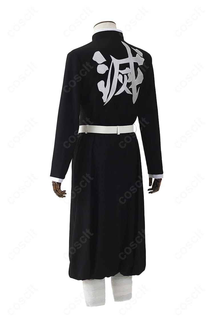 伊黒小芭内 コスプレ衣装 背面装飾 ディテール 鬼殺隊 隊服 再現