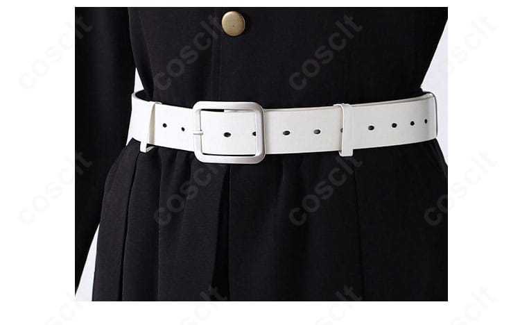 伊黒小芭内 コスプレ衣装 腰間ベルト 細部 鬼殺隊 隊服 実用性