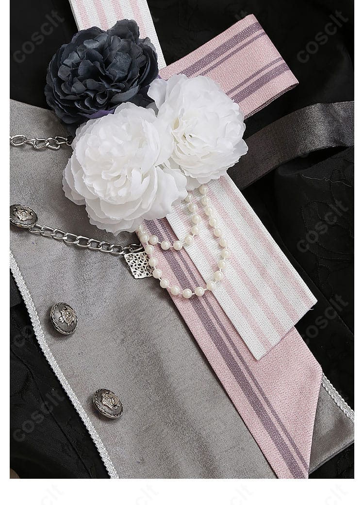 TRIGGER 10周年 コスプレ衣装 胸飾り花モチーフ細部 all day with you