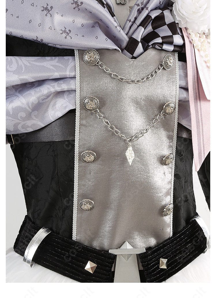 アイナナ TRIGGER コスプレ衣装 フロントボタン装飾細部 高級感ある仕立て