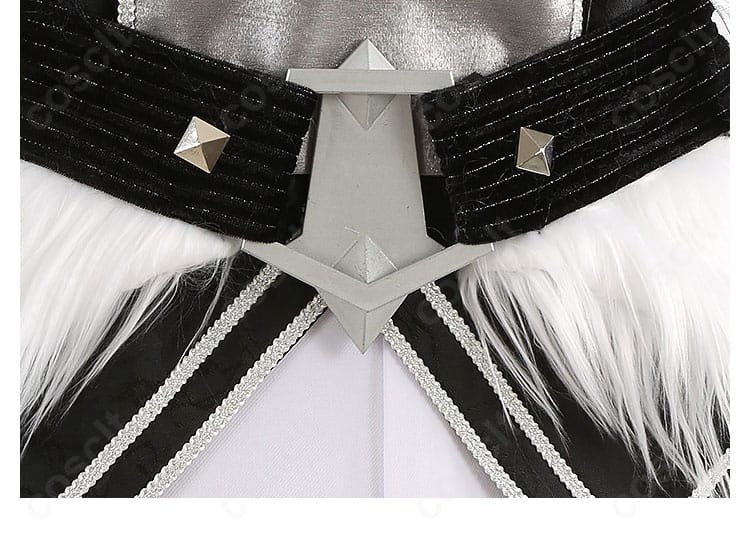 TRIGGER 10周年 コスプレ衣装 腰封装飾ディテール シルエット引き締め