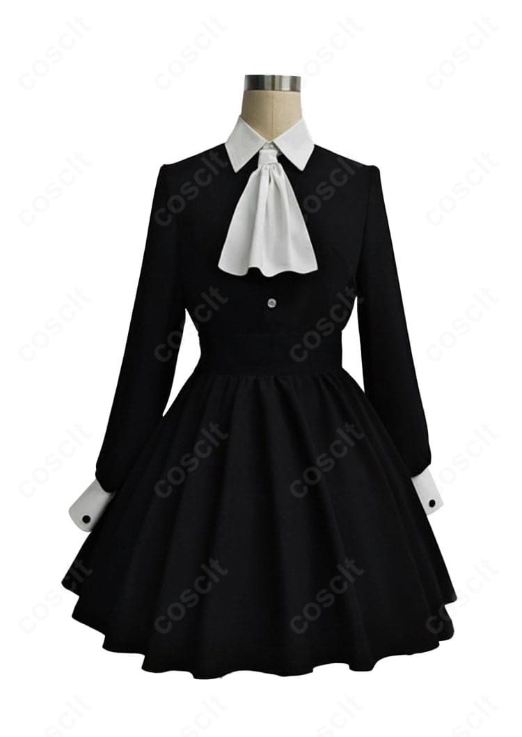 ブルアカ 天童アリス メイドアリス コスプレ衣装 正面デザイン｜クラシックメイド服の全体シルエット