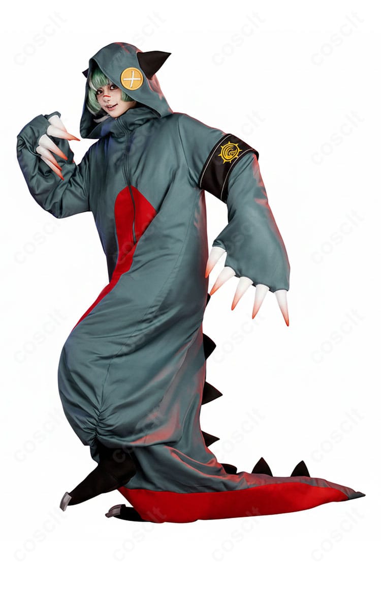 ガチアクタ ギータ コスプレ衣装 着用イメージ 側面 立体感ある怪獣風フォルム