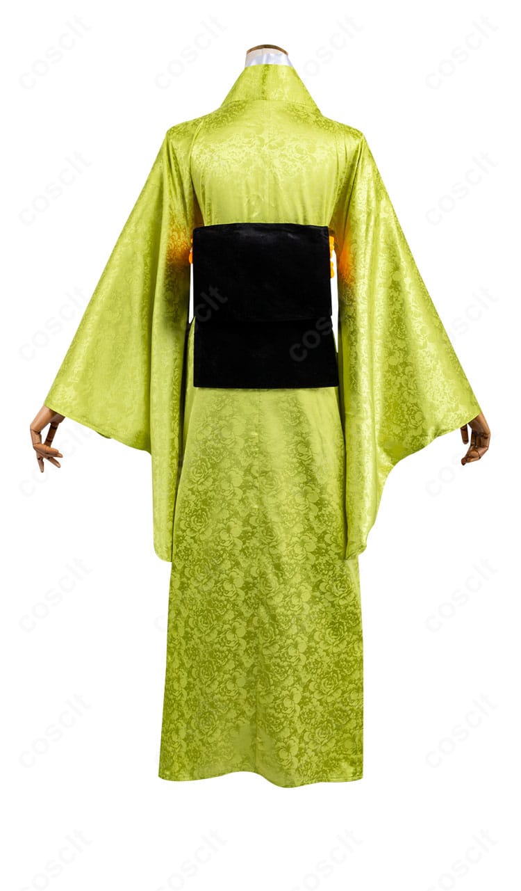 鬼滅の刃 嘴平琴葉 コスプレ衣装 背面デザイン｜落ち着いた色合いと柔らかな後ろ姿を再現