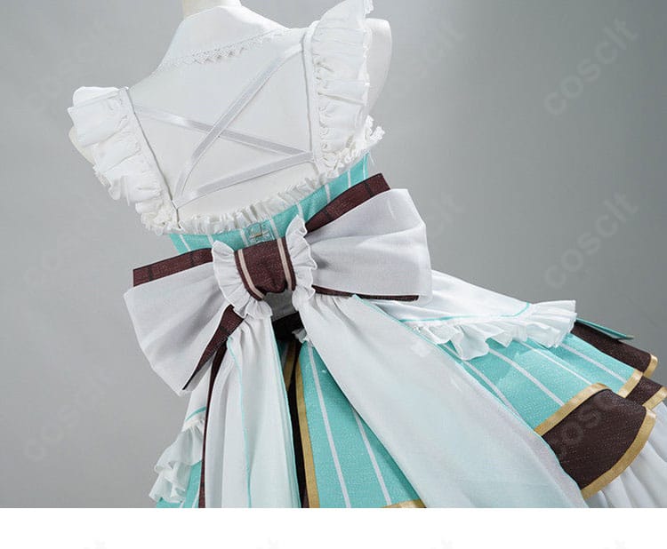 ミント・ファントーム メイド服 背面装飾｜後ろ姿まで可愛いゴーストメイドスタイル