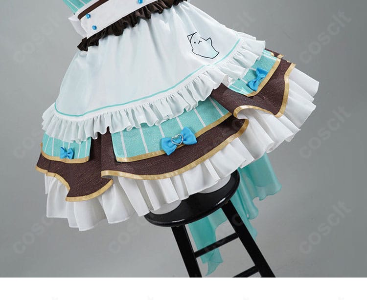 ミント・ファントーム メイド服 スカート部分｜ふんわり広がる可愛いゴーストメイドスカート