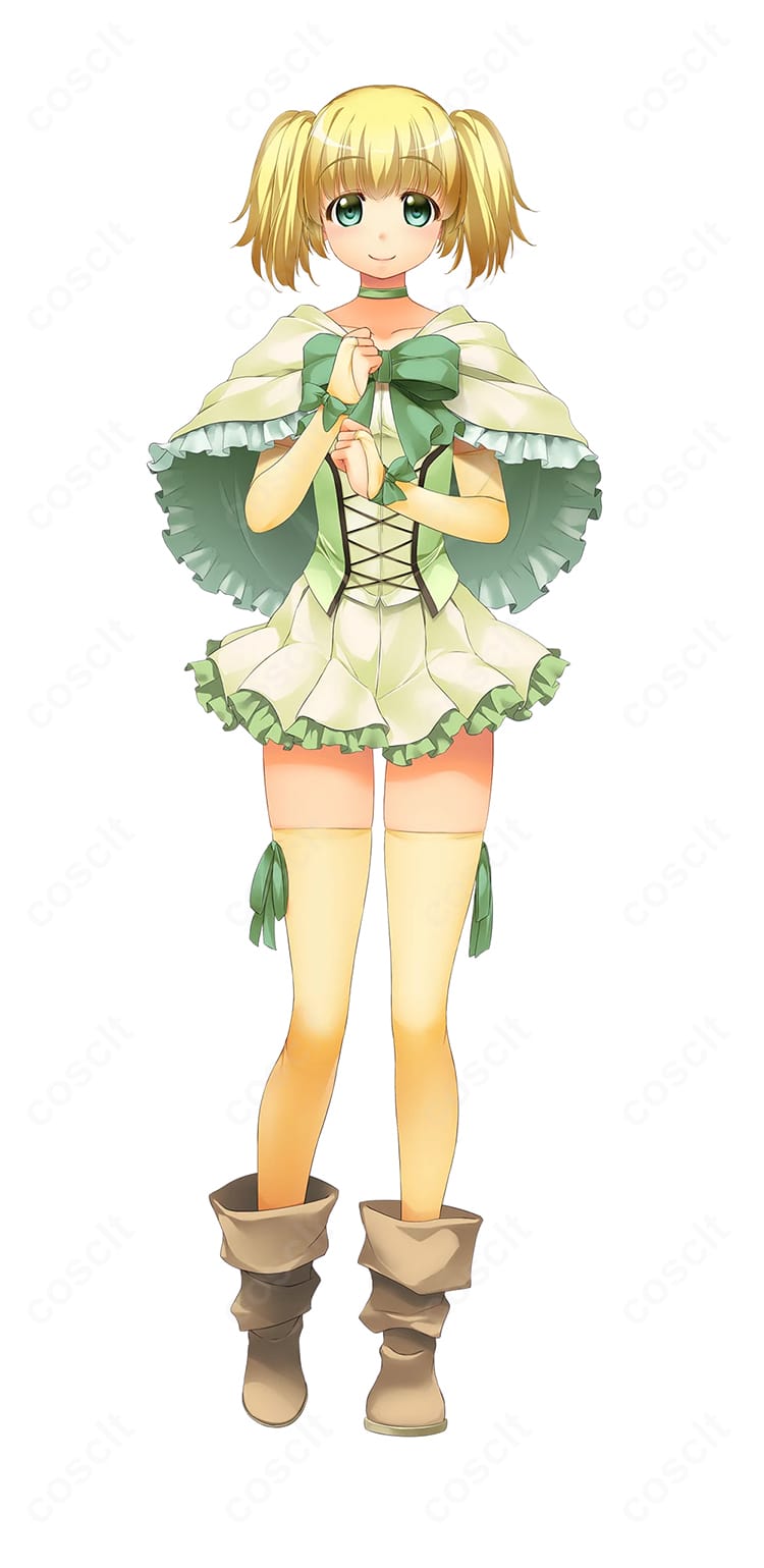 悠久幻想曲 マリア・ショート コスプレ衣装 リバイバル版 正面全身イメージ｜清楚で優しい雰囲気を忠実再現・COSMIOO公式