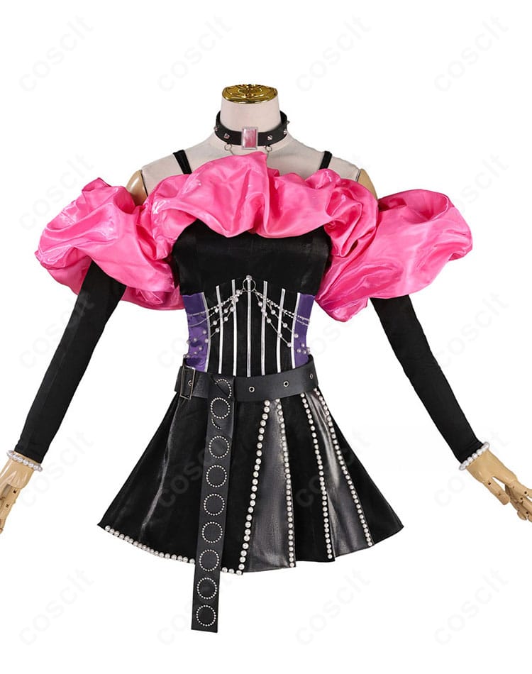 hololive 綺々羅々ヴィヴィ ステージ衣装2025 コスプレ衣装 正面全体図｜華やかなデザインとシルエットをチェック