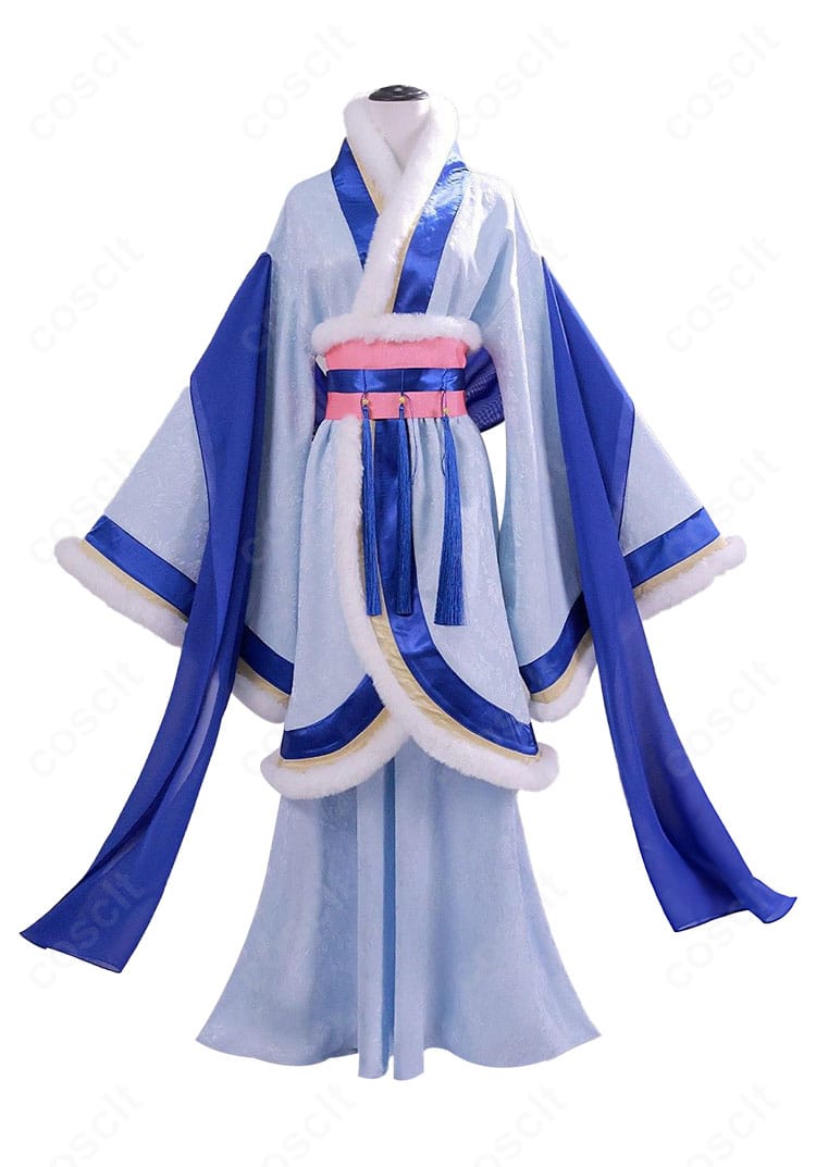 薬屋のひとりごと 猫猫 冬服 コスプレ衣装 正面デザイン｜落ち着いた色合いと自然なシルエットを忠実再現