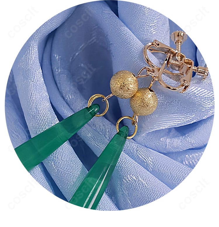 薬屋のひとりごと 猫猫 冬服 コスプレ衣装 耳飾りディテール｜キャラクターらしさを引き立てる繊細なアクセサリー