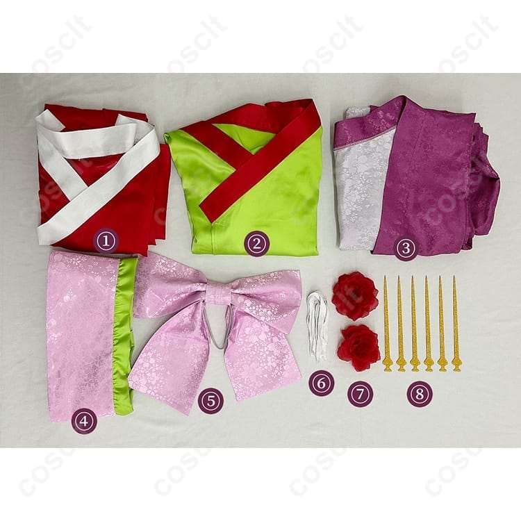 黒執事 藍猫（ランマオ）花魁風 コスプレ衣装｜ファンメイド高再現・COSCLT公式 - 5枚目の画像