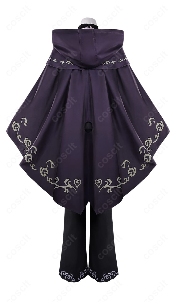 東雲絵名 シーキング・クローク コスプレ衣装 背面デザイン｜マントと衣装の立体感を忠実再現