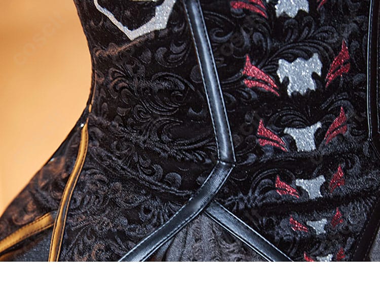 ペルソナ5X 鹿野苺 コスプレ衣装 腰装飾ディテール｜動きに合わせて映えるデザイン