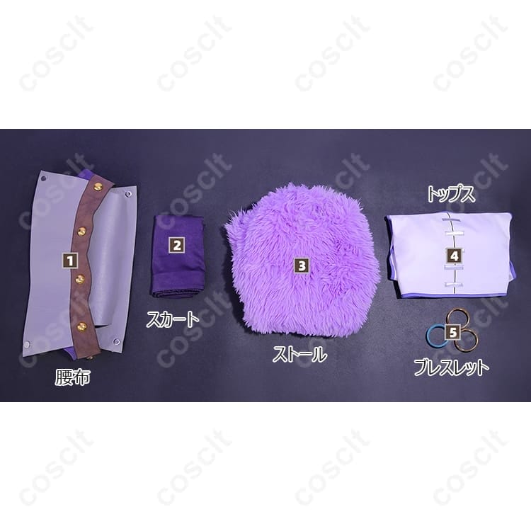 ONE PIECE（ワンピース）ニコ・ロビン エルバフ編 コスプレ衣装｜知的で大人の魅力を再現【COSCLT公式】 - 6枚目の画像