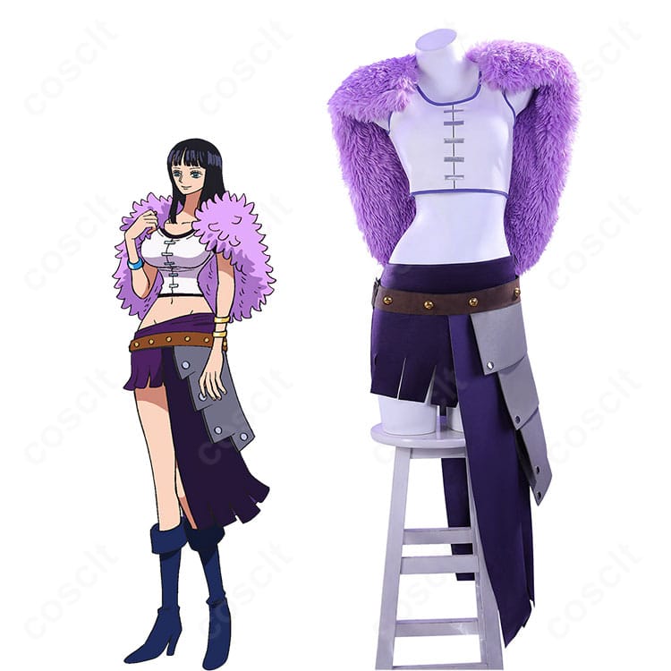 ONE PIECE（ワンピース）ニコ・ロビン エルバフ編 コスプレ衣装の着用イメージ｜知的で大人の魅力を再現したCOSCLT高品質コスプレ