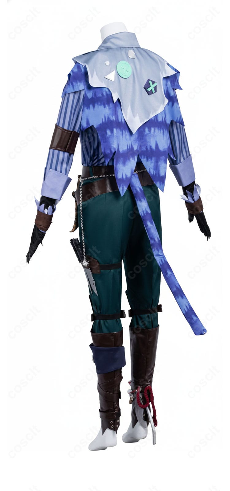 第五人格 人形師「境界の狭間にて」コスプレ衣装セットの背面ディスプレイ