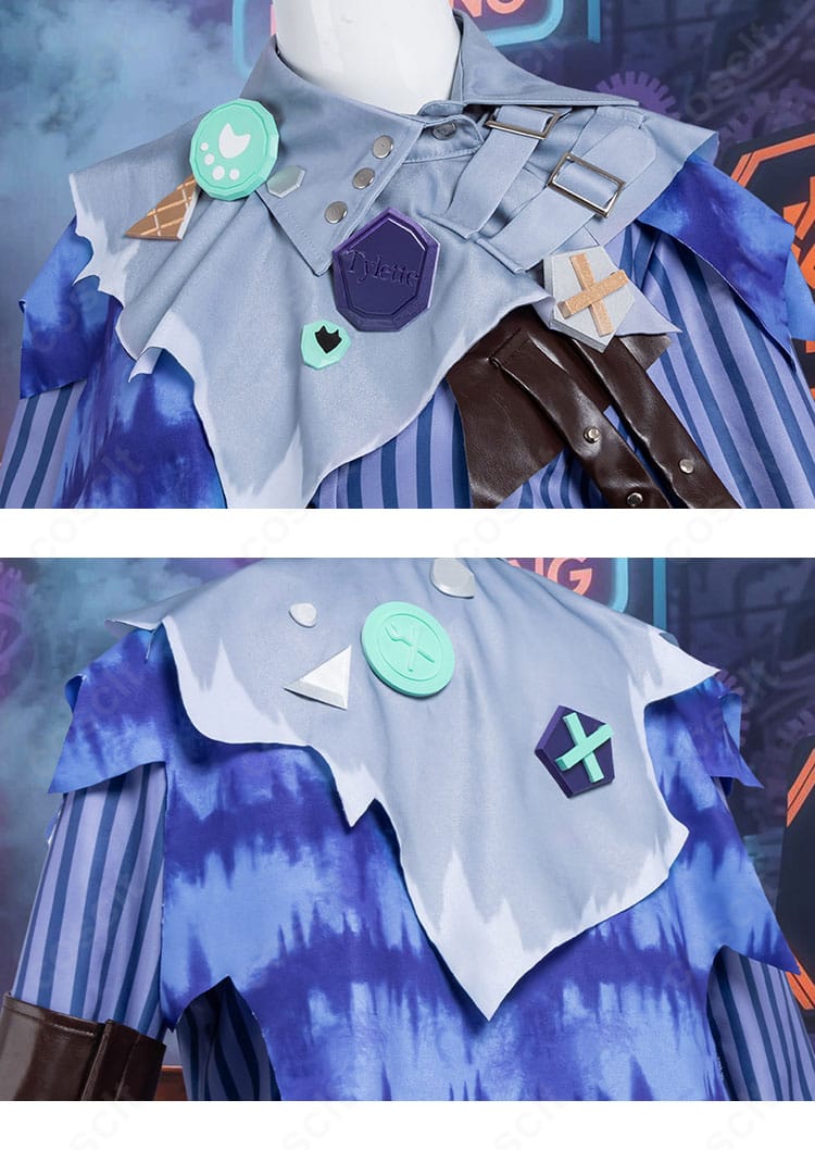 ストール装飾のディテール(縁取り・質感)を示すクローズアップ