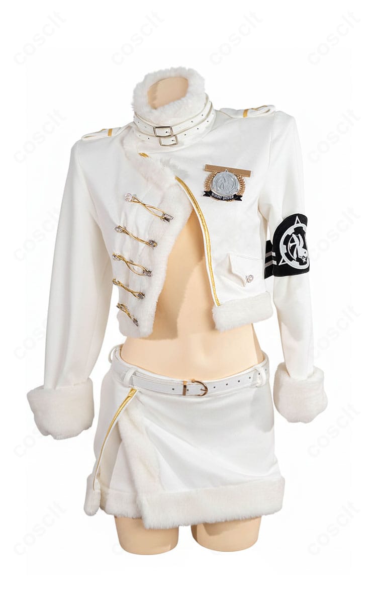 ブラン フォーチュンエクスプレス衣装の正面カット(トップスとショートパンツ)