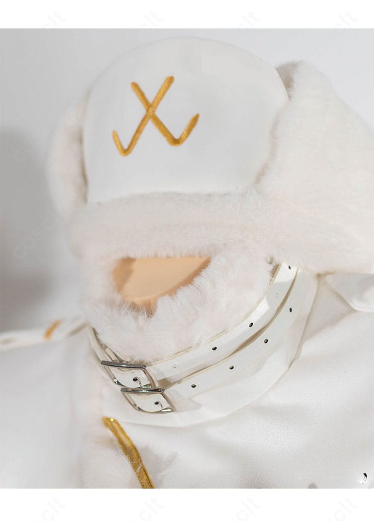 ブラン衣装の襟元飾りディテール(フォーチュンエクスプレス)