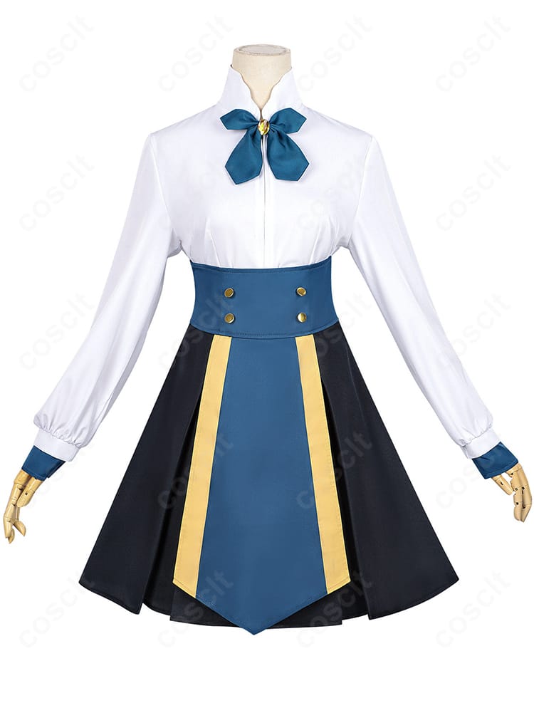 シャツとスカートのセットアップ全体|清楚な学園スタイルの基本構成