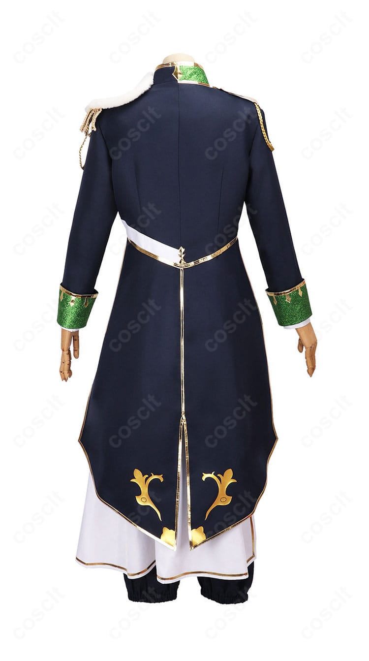 にじさんじ オリバー・エバンス 共通衣装コスプレの背面。コートの落ち感と後ろ姿のシルエットを表現。