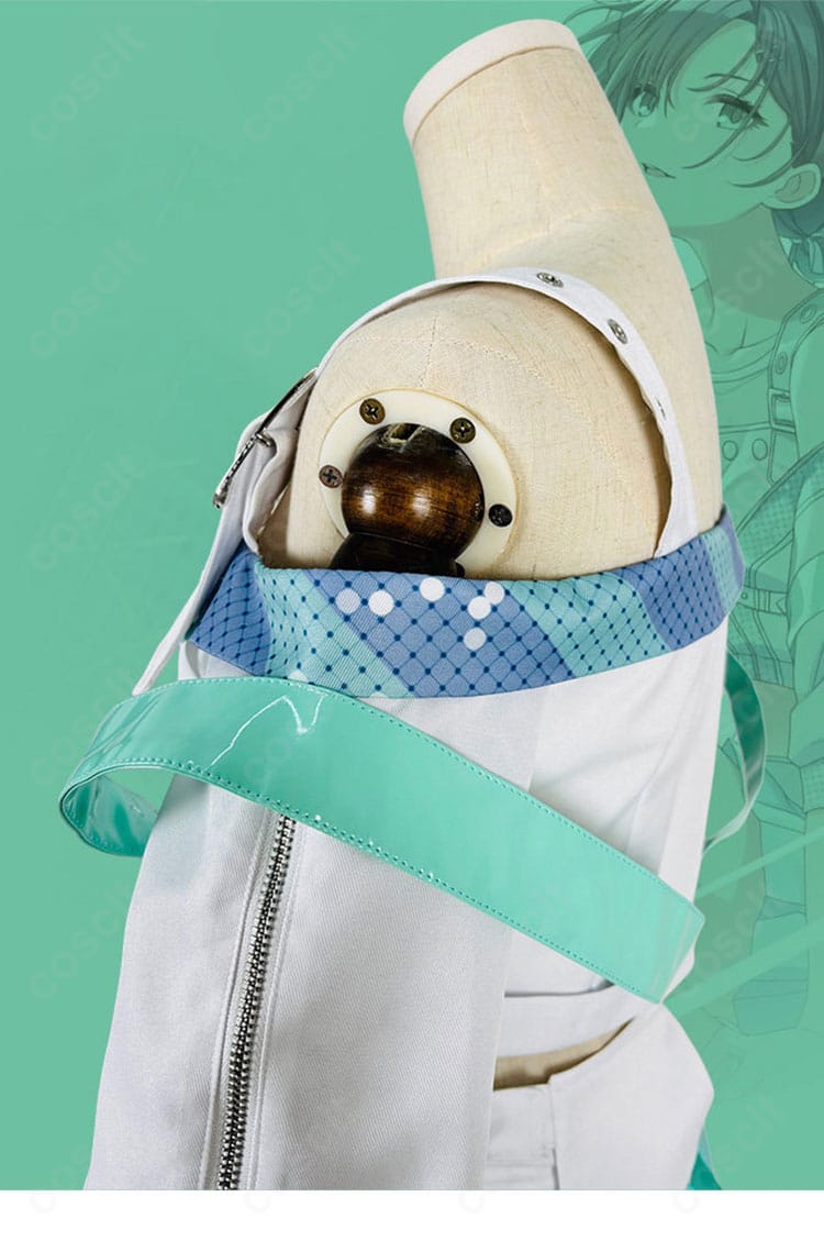 ショルダー周りの装飾ディテール。肩の意匠とパイピングの再現度を示す接写