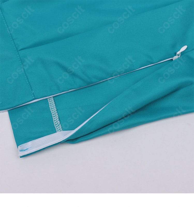 スカートのファスナー仕様ディテール（超かぐや姫！ 酒寄彩葉 制服）