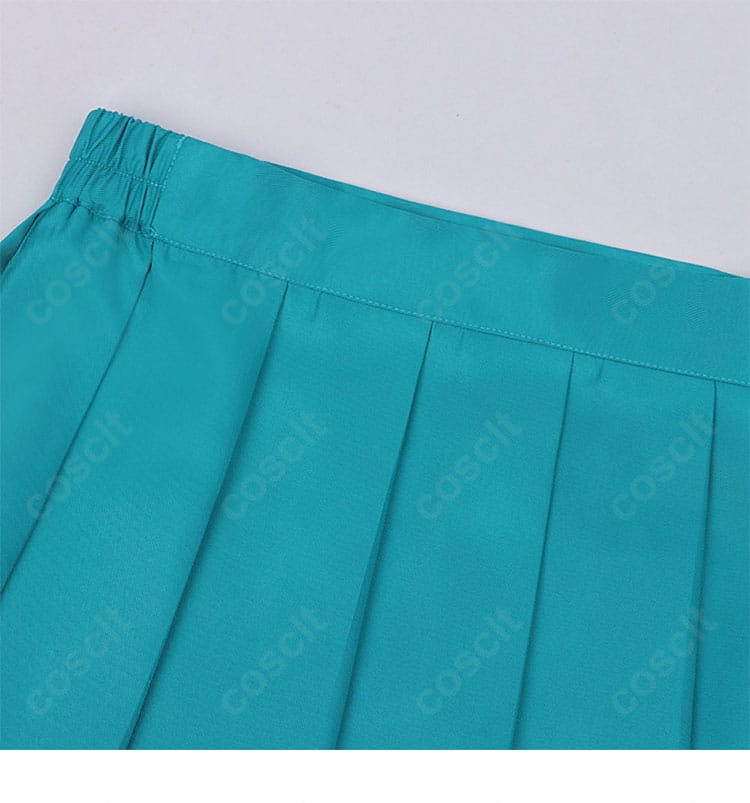 スカートのウエスト部分ディテール（超かぐや姫！ 酒寄彩葉 制服）