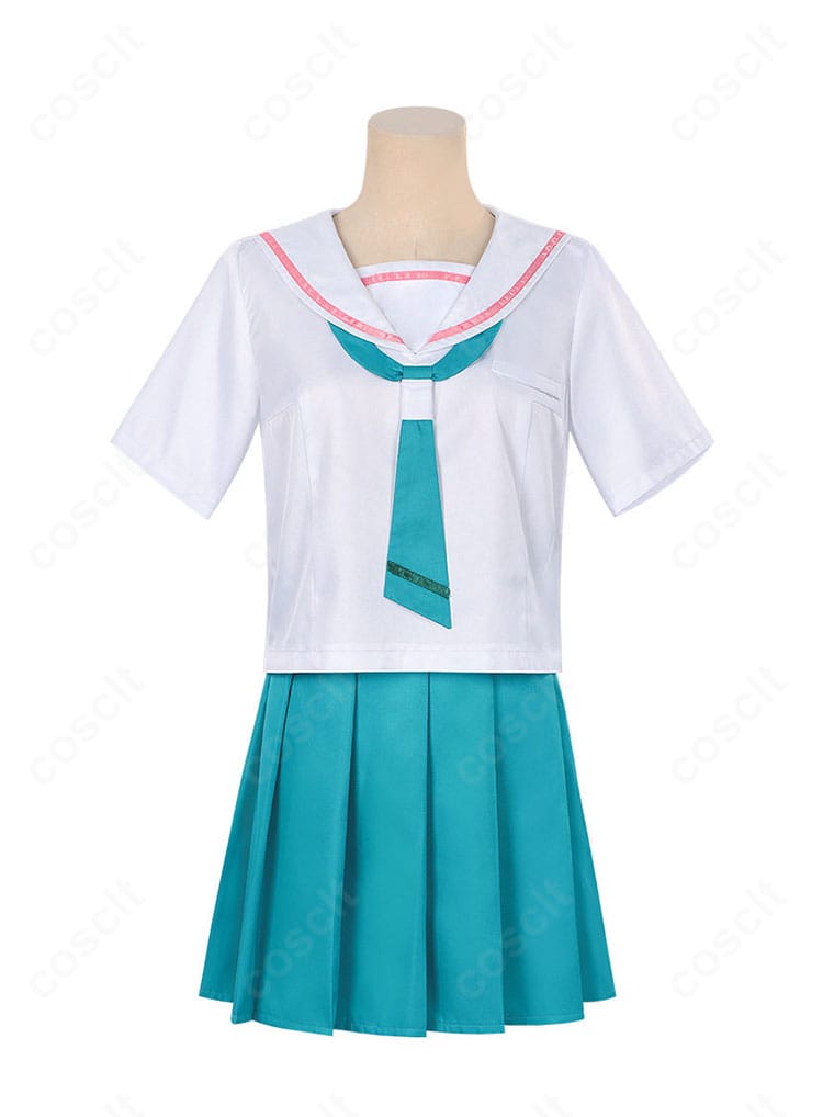 超かぐや姫！ 酒寄彩葉 制服コスプレ 正面全体カット（トップスとスカート）