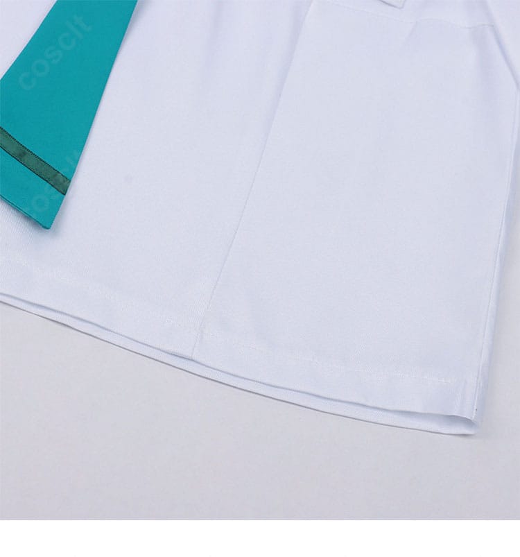 裾周りのステッチと仕上げのディテール（超かぐや姫！ 酒寄彩葉 制服）