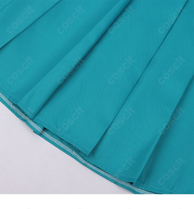 スカート裾の縫製・ヘム仕上げディテール（超かぐや姫！ 酒寄彩葉 制服）