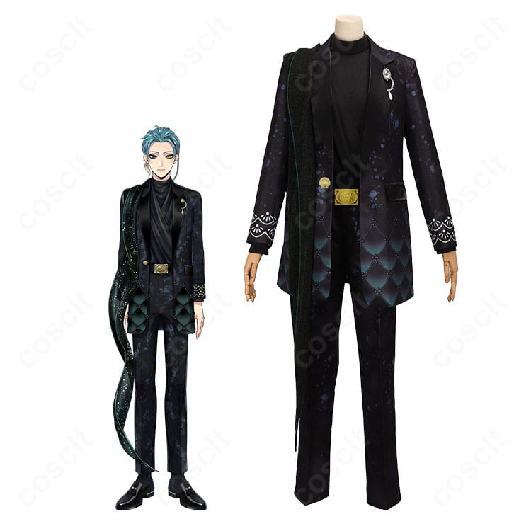 ジェイド・リーチ『渚のセレブレイト』コスプレ衣装の着用イメージ。薄手で通気性の良い生地とクールな雰囲気がわかる全体カット