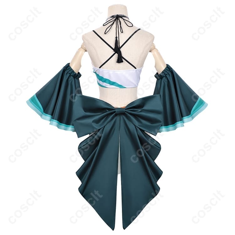 超かぐや姫 月見ヤチヨ風 和装コスプレ｜軽量通気・簡単着脱・充実6点セット - 3枚目の画像