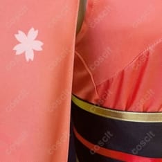 かぐや姫風コスプレ衣装｜薄手で通気性◎ ワンピース＋コルセット＋髪飾りセット - 4枚目の画像（サムネイル）