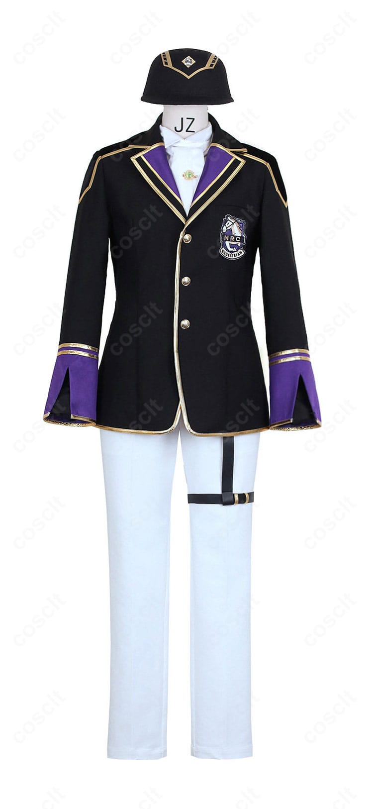 シルバー クラブウェア（馬術部）コスプレ衣装の正面全体カット