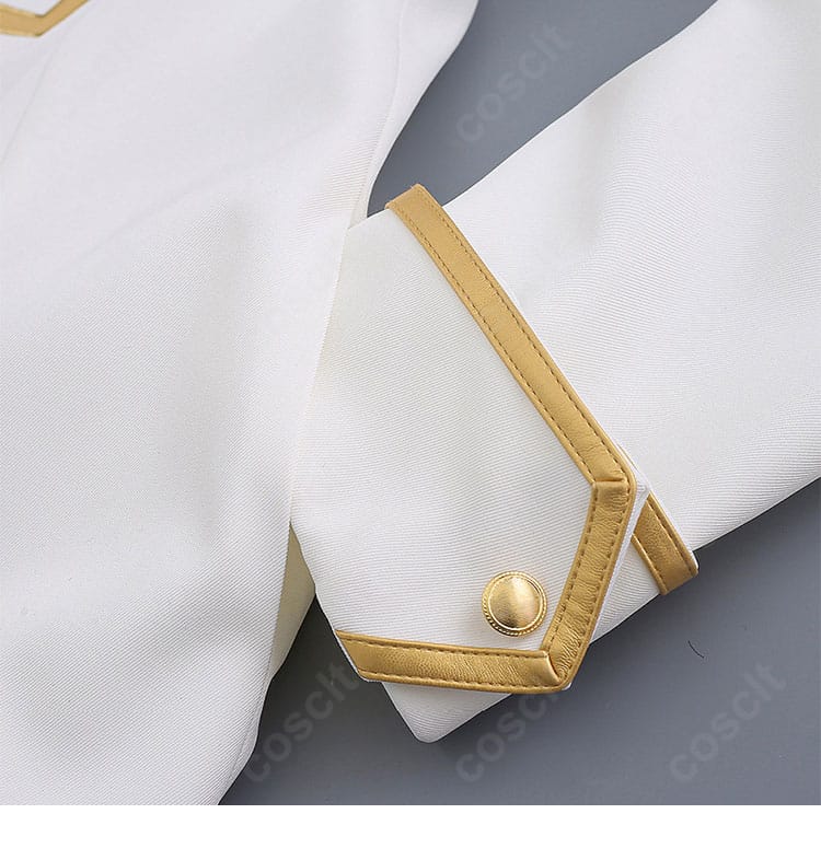 今井信女 見廻組副長 制服コスプレの袖口ディテール。カフスのステッチと切替