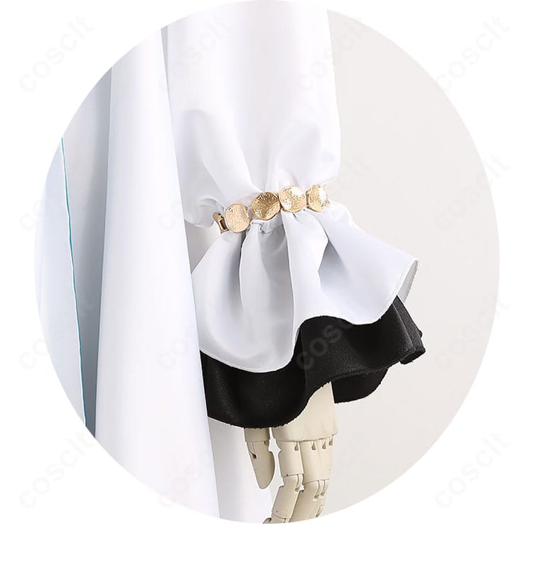 キャプテン・ネモ 第3段階 コスプレ衣装の袖口装飾ディテール。装飾ラインとステッチの仕上がり。