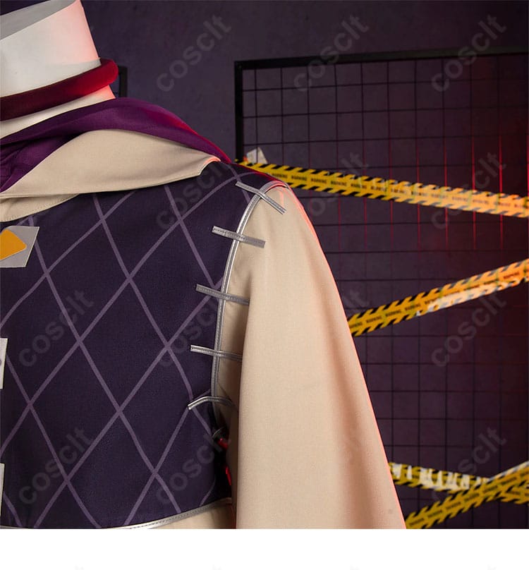 ガチアクタ ジャバー・ウォンガー 衣装 肩と袖の装飾ディテール