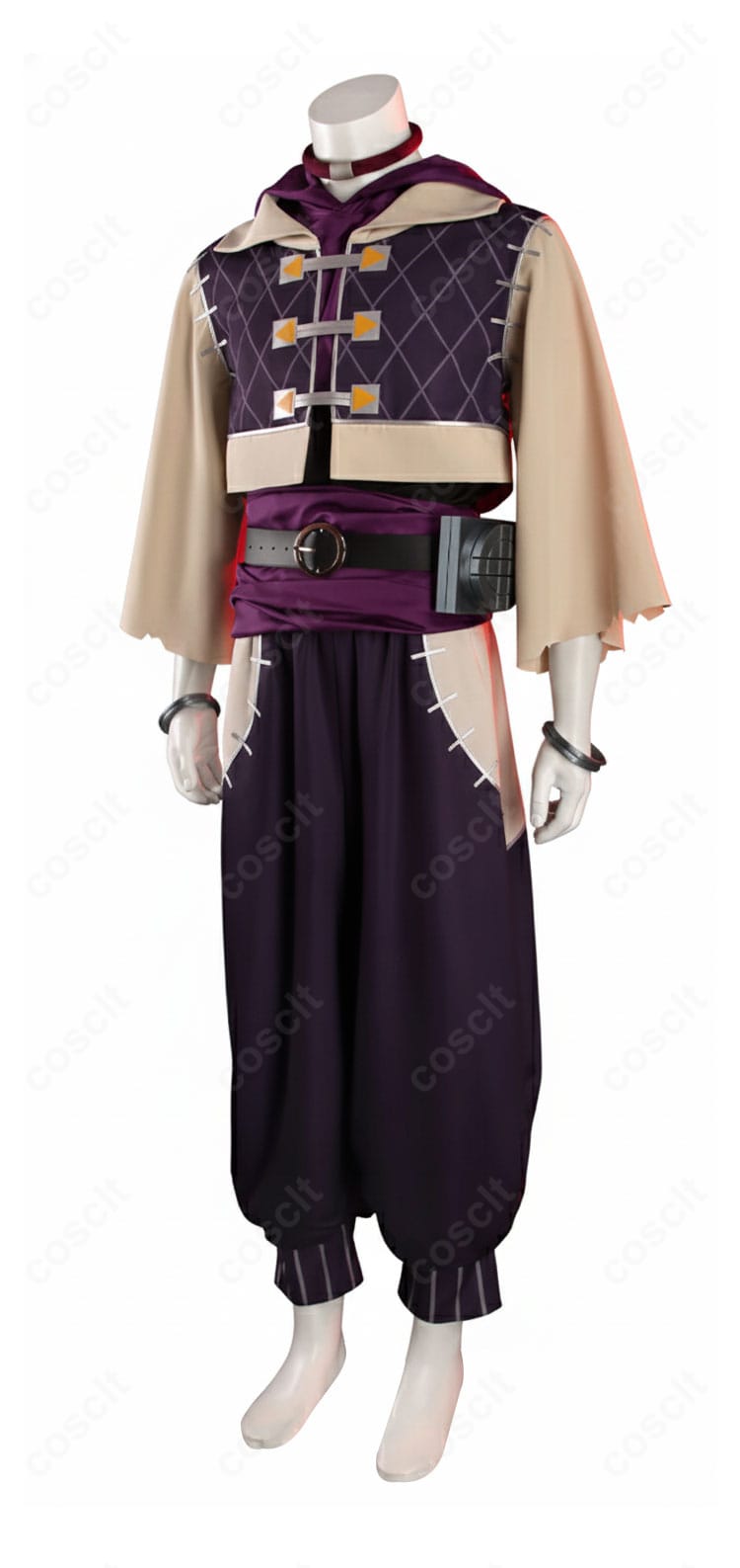 ガチアクタ ジャバー・ウォンガー コスプレ衣装 側面シルエットのディスプレイ