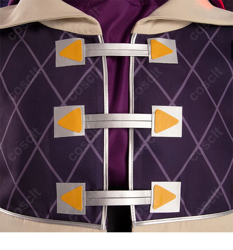 ガチアクタ ジャバー・ウォンガー 衣装 前立て（フロント）装飾のディテール