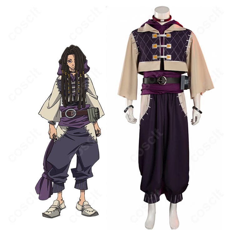 ガチアクタ ジャバー・ウォンガー コスプレ衣装 モデル着用の全身イメージ