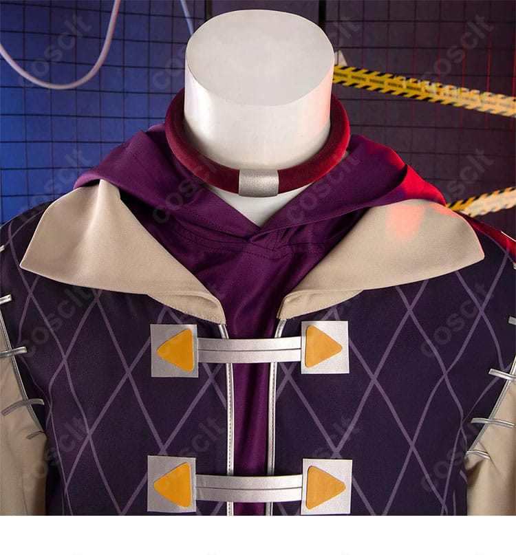 ガチアクタ ジャバー・ウォンガー 衣装 襟元装飾のディテール