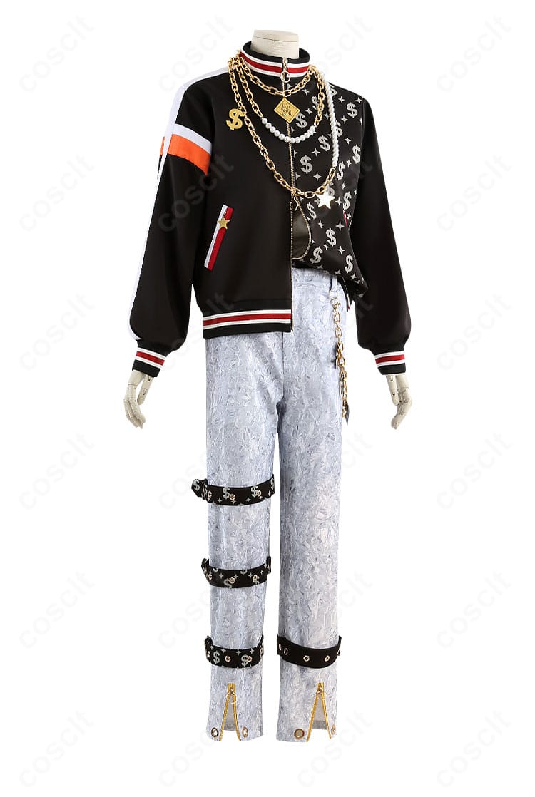 ステージ衣装の右側面。袖やサイドラインの形状を確認できる画像