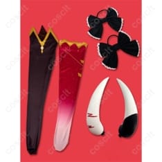 ホロライブ 百鬼あやめ アイドル衣装｜通気性◎で快適、再現度とセット充実で撮影映え - 5枚目の画像（サムネイル）