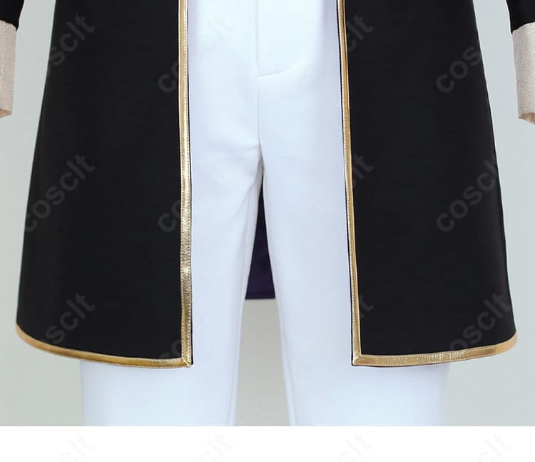 コート裾の装飾ディテール。ヘムのパイピングとステッチライン