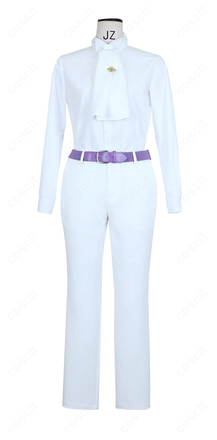 上衣の正面装飾ディテール。前立て周りの配色と縁取りのステッチを拡大