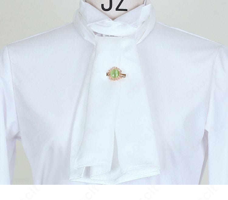 スカーフの装飾ディテール。結び目と色のコントラストを接写